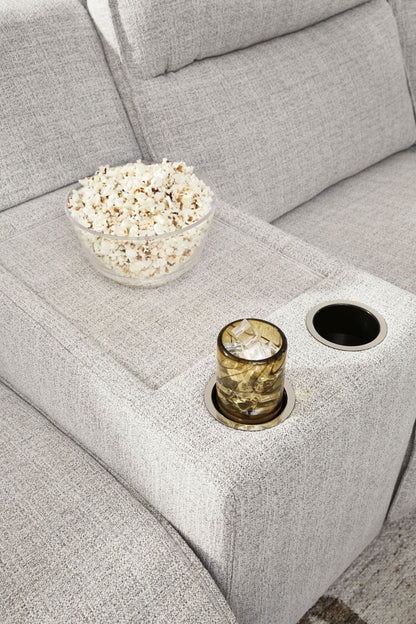 Modmax II - Reclining Sectional - Stone Reclining Sectionals by Signature Design by Ashley® - Walls Furniture & Mattress