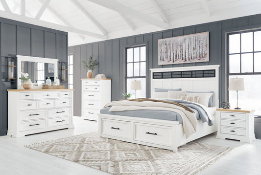 Ashbryn - Panel Storage Bedroom Set 6 Piece Bedroom Sets by Benchcraft® - Walls Furniture & Mattress