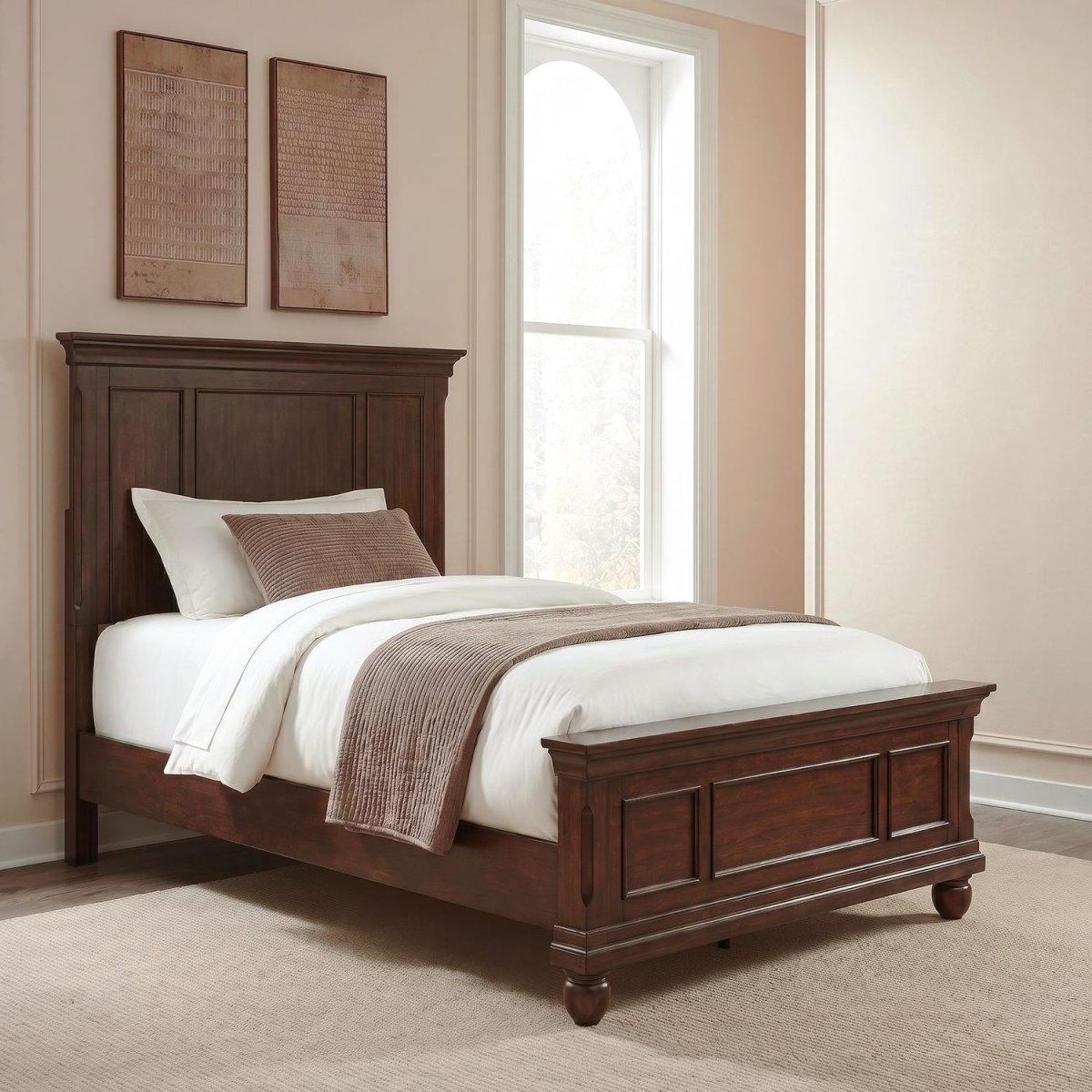 Rustic Traditions - Panel Bed Panel Beds by Liberty Furniture - Walls Furniture & Mattress