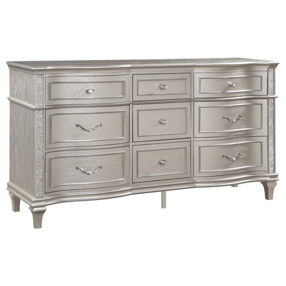 Evangeline - 9 - Drawer Dresser Dressers by CoasterElevations - Walls Furniture & Mattress
