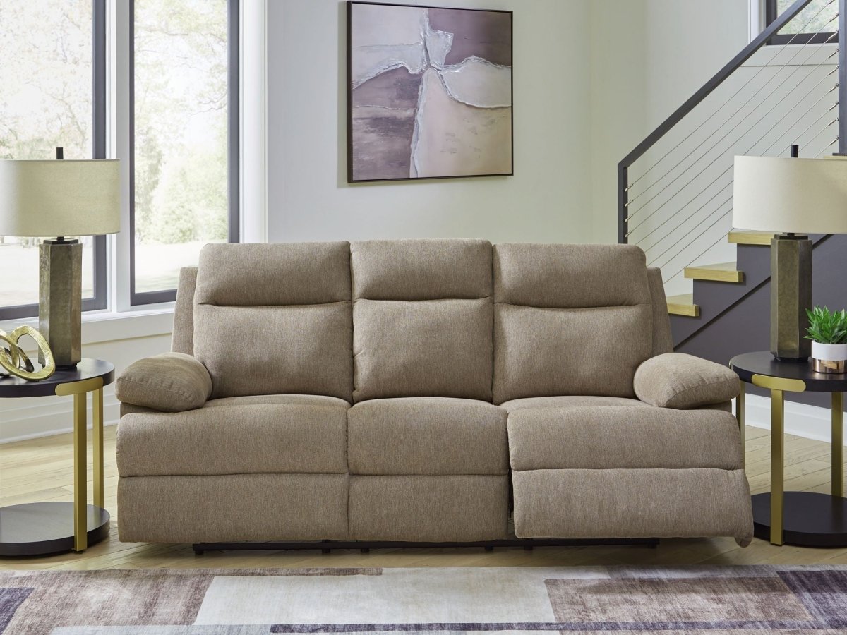 Side - Swipe - Reclining Sofa With Drop Down Table Reclining Sofas by Signature Design by Ashley® - Walls Furniture & Mattress