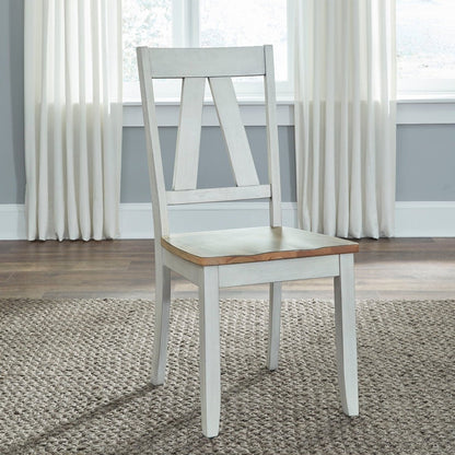 Lindsey Farm - Splat Back Side Chair (RTA) Side Chairs by Liberty Furniture - Walls Furniture & Mattress
