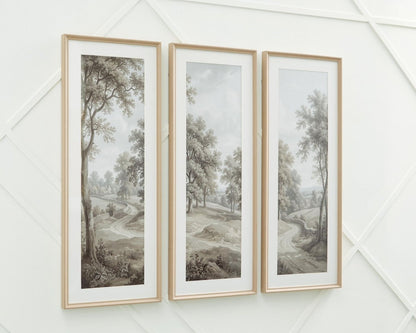 Dixonburg - Wall Art Set (Set of 3) - Taupe / Gray Framed Print Sets by Signature Design by Ashley® - Walls Furniture & Mattress