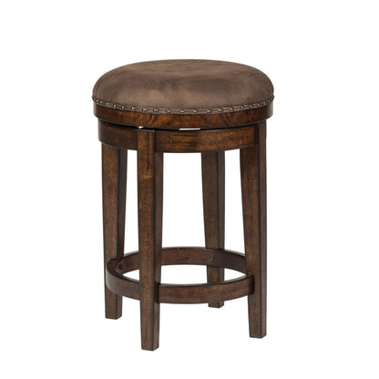 Aspen Skies - Console Swivel Stool Counter Height (24" - 27") by Liberty Furniture - Walls Furniture & Mattress