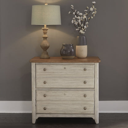 Farmhouse Reimagined - Lateral File - White Filing Cabinets by Liberty Furniture - Walls Furniture & Mattress