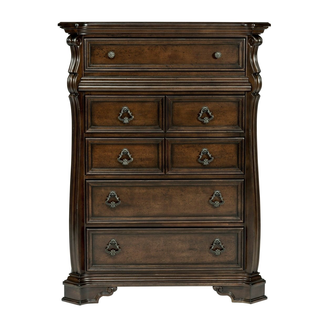Arbor Place - 6 Drawer Chest - Dark Brown Accent Chests by Liberty Furniture - Walls Furniture & Mattress