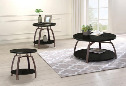 Dacre - Round Coffee And End Table Set Table Sets by Coaster Fine Furniture - Walls Furniture & Mattress