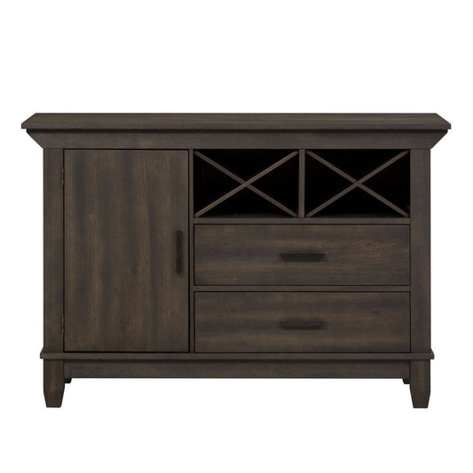 Double Bridge - Sideboard - Dark Brown Sideboards by Liberty Furniture - Walls Furniture & Mattress
