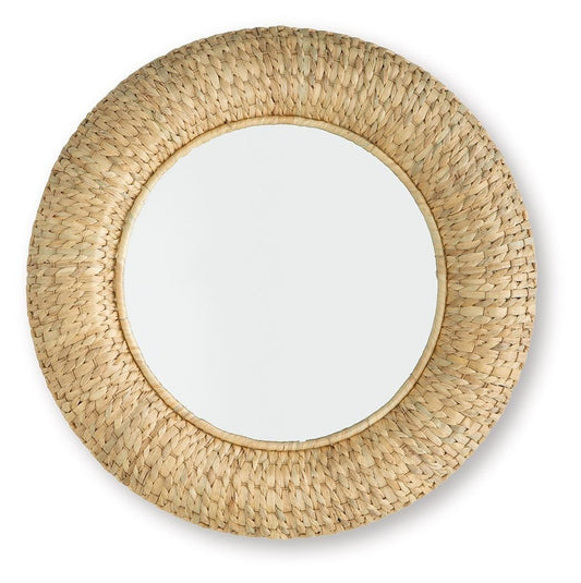 Briggsburg - Natural - Accent Mirror Accent Mirrors by Signature Design by Ashley® - Walls Furniture & Mattress