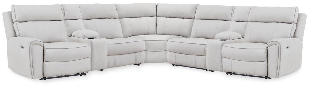 Social Pointe - Reclining Sectional Reclining Sectionals by Signature Design by Ashley® - Walls Furniture & Mattress