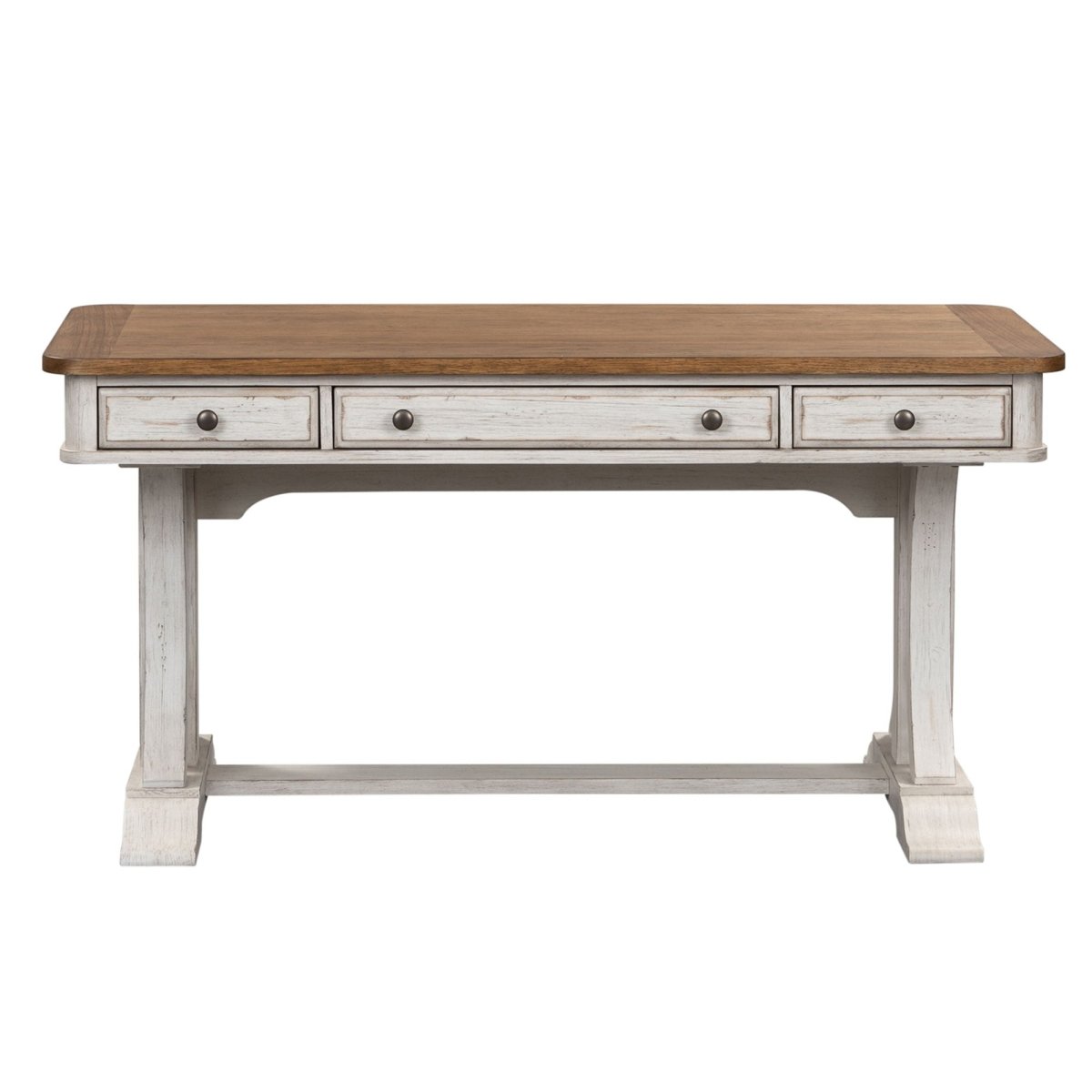 Farmhouse Reimagined - Writing Desk - White Writing Desks by Liberty Furniture - Walls Furniture & Mattress