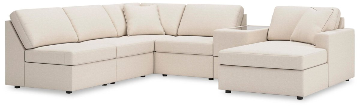 Modmax - Sectional - Oyster Stationary Sectionals by Signature Design by Ashley® - Walls Furniture & Mattress