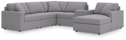 Modmax - Sectional - Granite Stationary Sectionals by Signature Design by Ashley® - Walls Furniture & Mattress