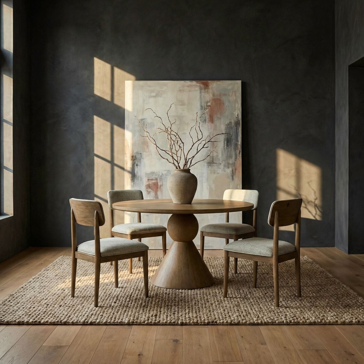 Briarcrest - 48" Round Table Set 5 Piece Dining Room Sets by Liberty Furniture - Walls Furniture & Mattress