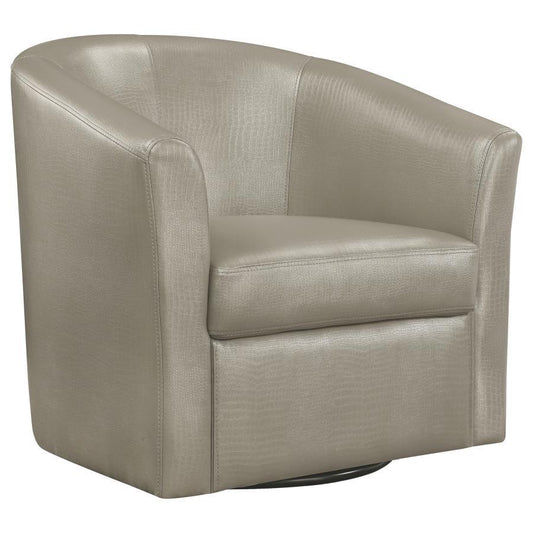 Turner - Upholstered Barrel Back Swivel Chair Swivel Chairs by CoasterEssence - Walls Furniture & Mattress
