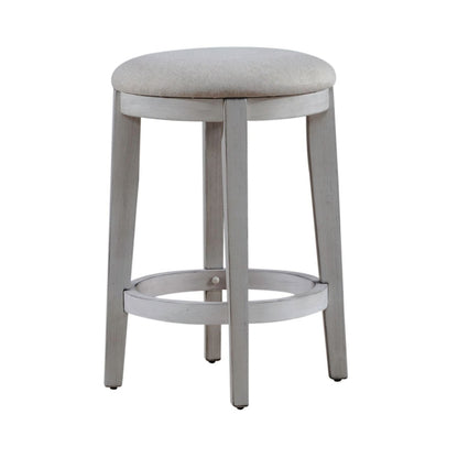 Ocean Isle - Upholstered Console Stool Counter Height (24" - 27") by Liberty Furniture - Walls Furniture & Mattress