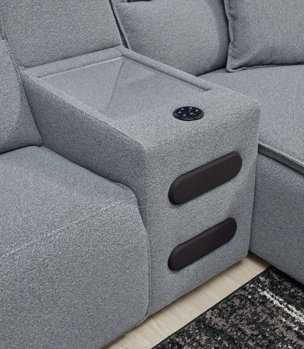 Modmax II - 7 Piece Reclining Sectional Reclining Sectionals by Signature Design by Ashley® - Walls Furniture & Mattress