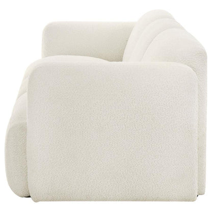 Dorset - Fabric Upholstered Round Track Arm Sofa Stationary Sofas by Coaster Fine Furniture - Walls Furniture & Mattress