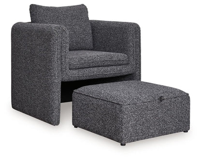 Vreni - Charcoal / Black - Accent Chair Accent Chairs by Signature Design by Ashley® - Walls Furniture & Mattress
