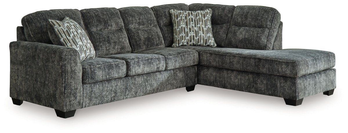 Lonoke - Sectional Stationary Sectionals by Signature Design by Ashley® - Walls Furniture & Mattress