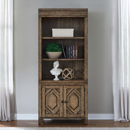 Carolina Park - Bunching Bookcase - Brown Standard Bookcases by Liberty Furniture - Walls Furniture & Mattress