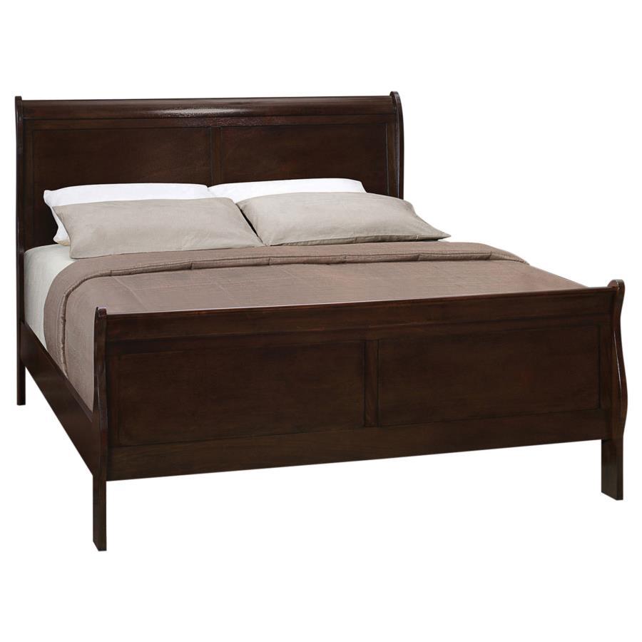 Louis Philippe - Panel Sleigh Bed Sleigh Beds by CoasterEveryday - Walls Furniture & Mattress