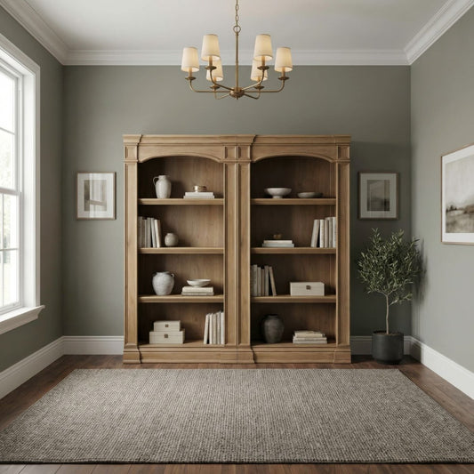 Reynolda - Bunching Bookcase (Set of 2) - Camel Beige 2 Piece Home Office Sets by Liberty Furniture - Walls Furniture & Mattress