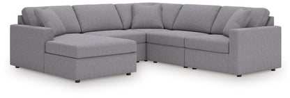 Modmax - Sectional - Granite Stationary Sectionals by Signature Design by Ashley® - Walls Furniture & Mattress