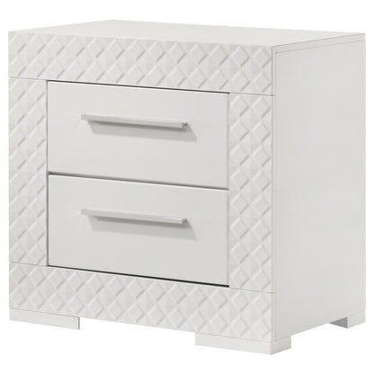Ives - 2 - Drawer Nightstand Bedside Table Accent Nightstands by Coaster Fine Furniture - Walls Furniture & Mattress