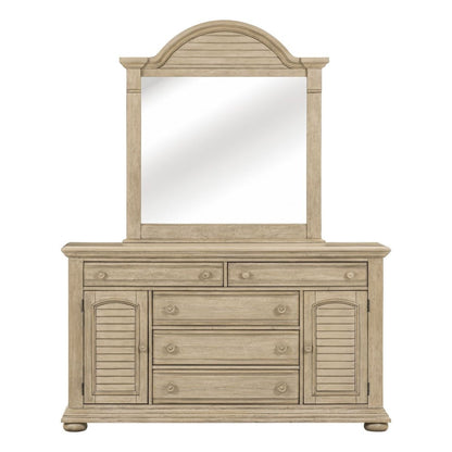 Summer House - Dresser & Mirror - Sand Dune Dresser & Mirror by Liberty Furniture - Walls Furniture & Mattress