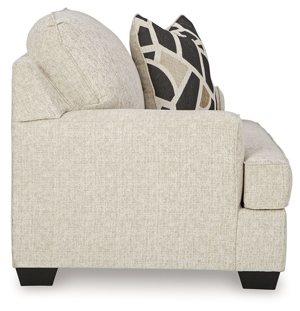 Heartcort - Living Room Set Stationary Chair & Ottoman by Benchcraft® - Walls Furniture & Mattress