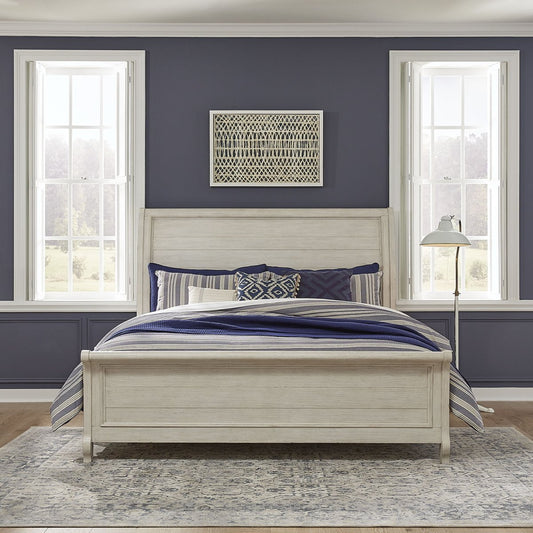 Farmhouse Reimagined - Sleigh Bed Sleigh Beds by Liberty Furniture - Walls Furniture & Mattress