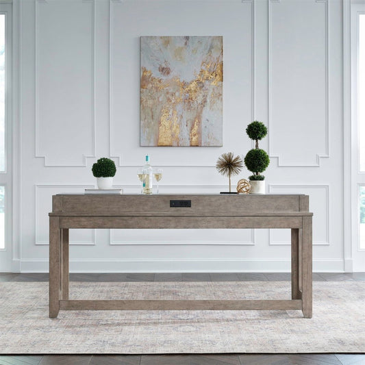 Millstone - Console Bar Table - Nutmeg Console Tables by Liberty Furniture - Walls Furniture & Mattress