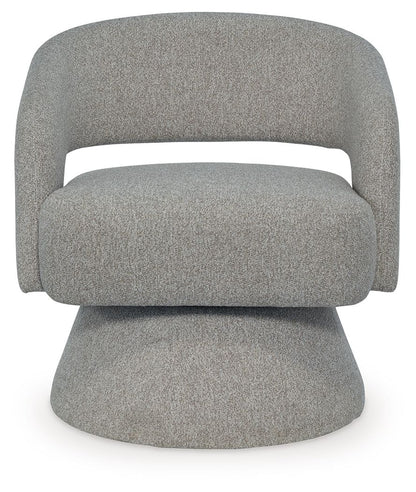 Nashkins - Swivel Accent Chair - Pebble Swivel Chairs by Signature Design by Ashley® - Walls Furniture & Mattress
