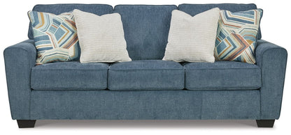 Cashton - Queen Sofa Sleeper - Blue Sleeper Sofas by Signature Design by Ashley® - Walls Furniture & Mattress