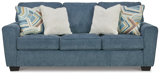 Cashton - Queen Sofa Sleeper - Blue Sleeper Sofas by Signature Design by Ashley® - Walls Furniture & Mattress