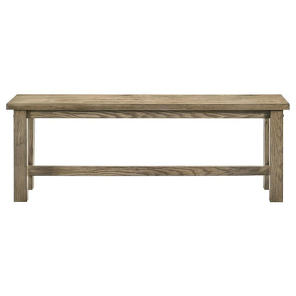 Cardova - 51" Solid Wood Dining Bench - Vineyard Oak Dining Benches by Coaster Fine Furniture - Walls Furniture & Mattress