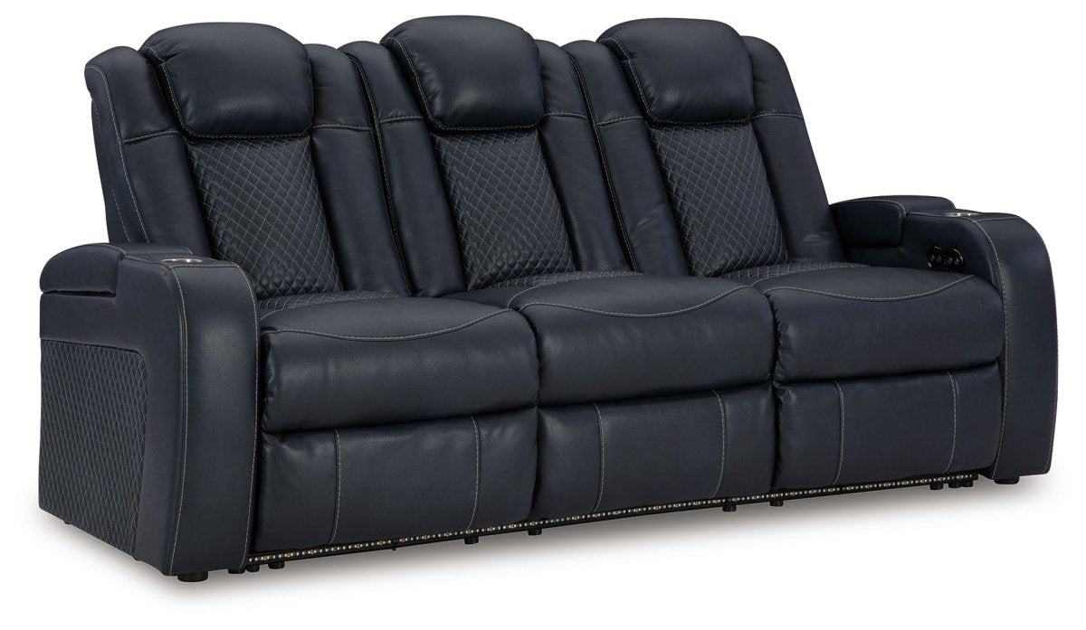 Fyne - dyme - Reclining Living Room Set Reclining Sofas & Loveseats by Signature Design by Ashley® - Walls Furniture & Mattress