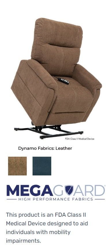 TRIO INVIGORATE Dynamo Heat & Massage Antimicrobial Lift Chair
