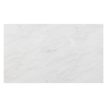 Edison - Rectangular Leg Table With Faux Marble Top - Brownstone Dining Tables by Liberty Furniture - Walls Furniture & Mattress