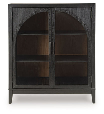 Armenleigh - Black / Brown - Bar Cabinet Wine Cabinets by Signature Design by Ashley® - Walls Furniture & Mattress