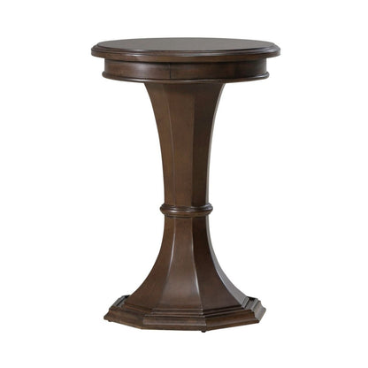 Arden Road - Round Chairside Table - Satin Cherry