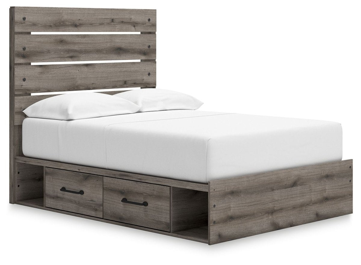 Graystorm - Panel Storage Bed Storage Beds by Signature Design by Ashley® - Walls Furniture & Mattress
