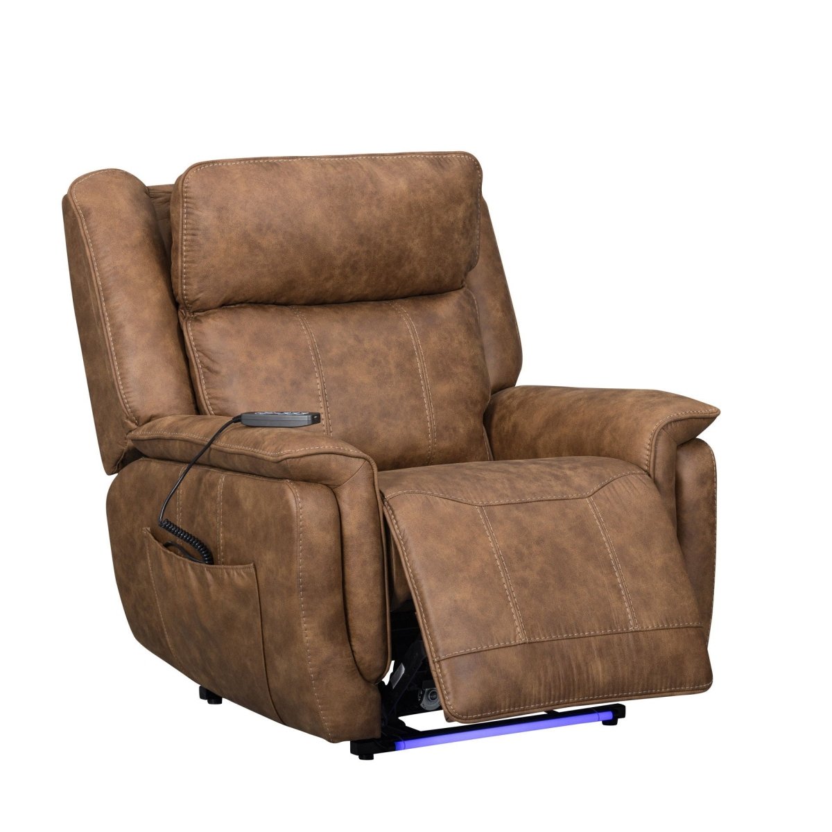 Kyra - Auto Glider Recliner With Power Headrest & Footrest Glider Chairs by New Classic - Walls Furniture & Mattress