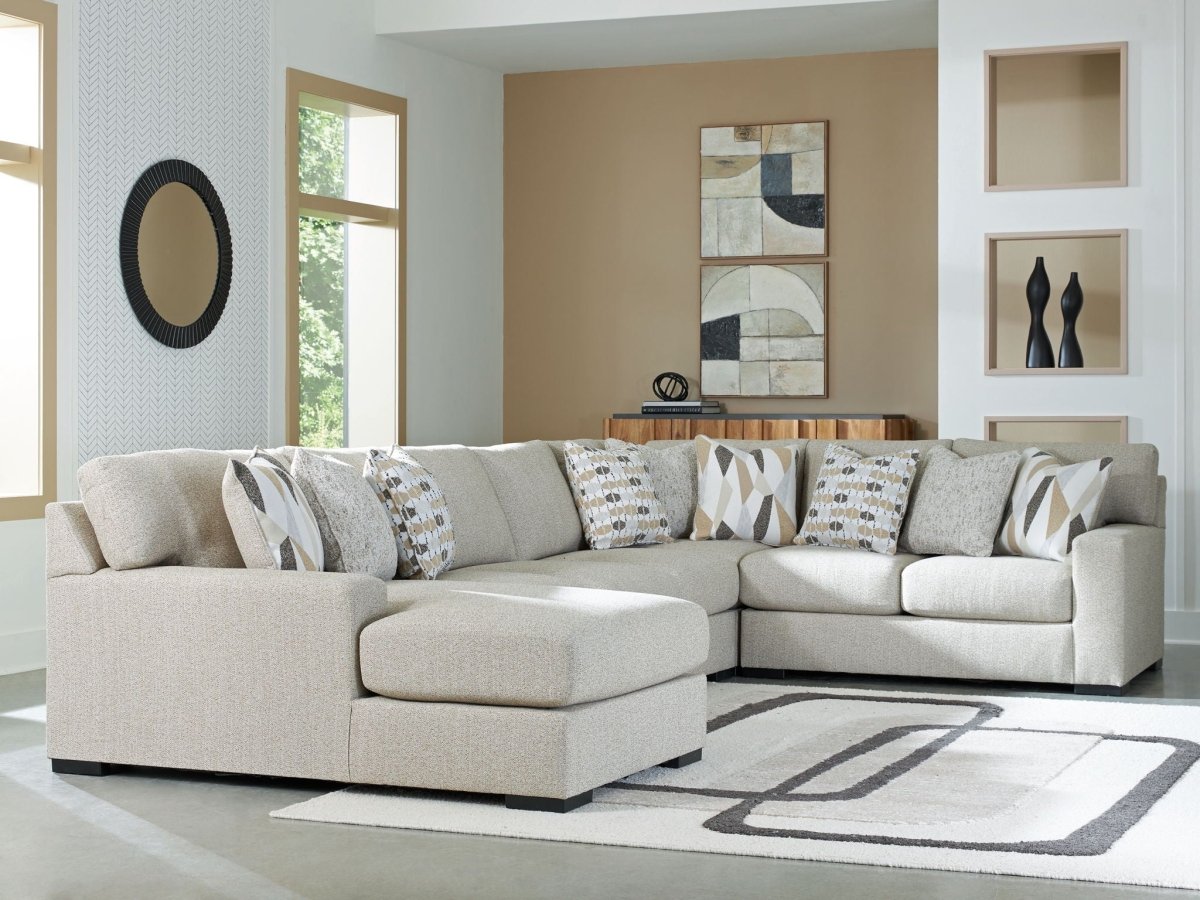 LaureLGrove - Sectional Stationary Sectionals by Benchcraft® - Walls Furniture & Mattress
