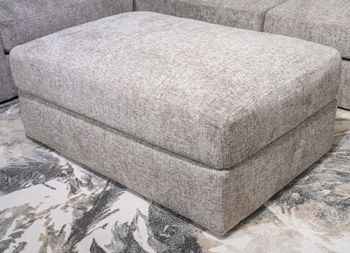 Nexora-Court - Oversized Accent Ottoman - Burlap Accent Ottomans by Signature Design by Ashley® - Walls Furniture & Mattress