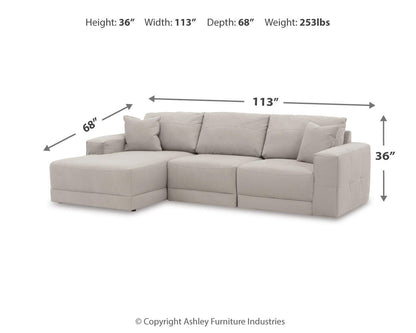 Next-Gen Gaucho - Sectional Stationary Sectionals by Benchcraft® - Walls Furniture & Mattress