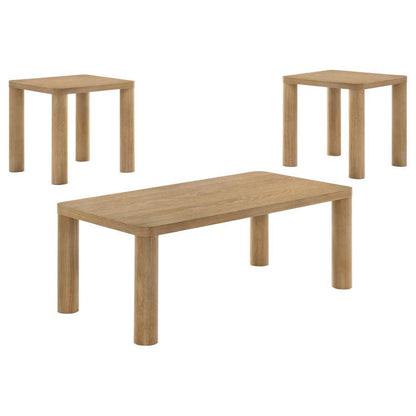 Castlewood - Cocktail Coffee Table Set Table Sets by Coaster Fine Furniture - Walls Furniture & Mattress