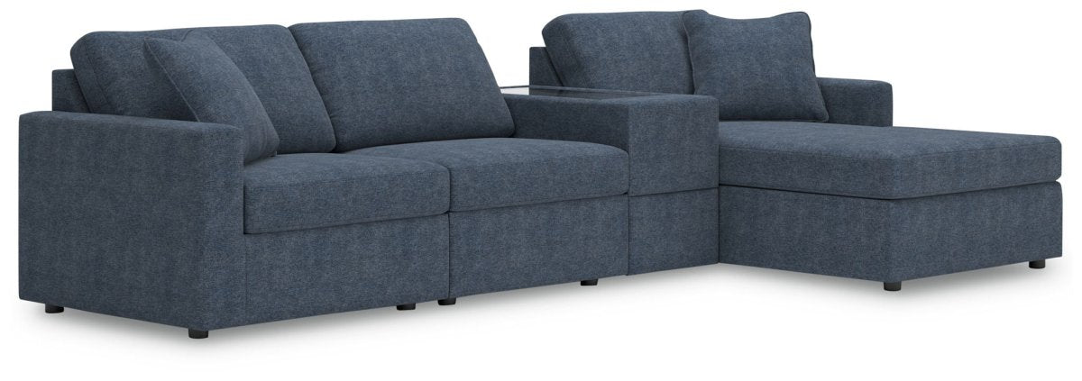 Modmax - Ink - Sectional Stationary Sectionals by Signature Design by Ashley® - Walls Furniture & Mattress
