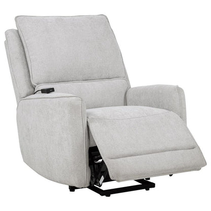 Sylmar - Chenille Upholstered Power Recliner Reclining Chairs by Coaster Fine Furniture - Walls Furniture & Mattress